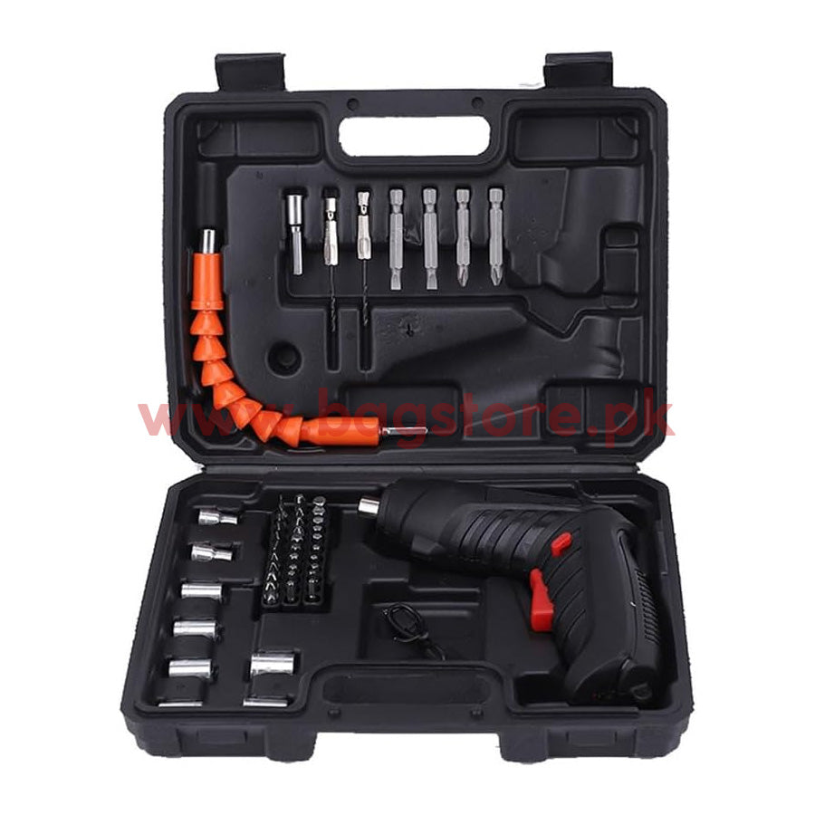 47-Pieces Cordless Electric Screwdriver & Drill